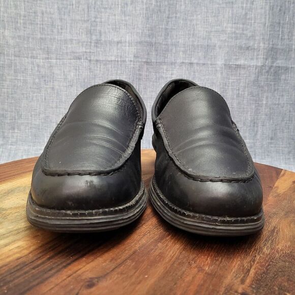 COLE HAAN Loafers Original Grand Leather Slip-On Black Men's 9M - Picture 3 of 12